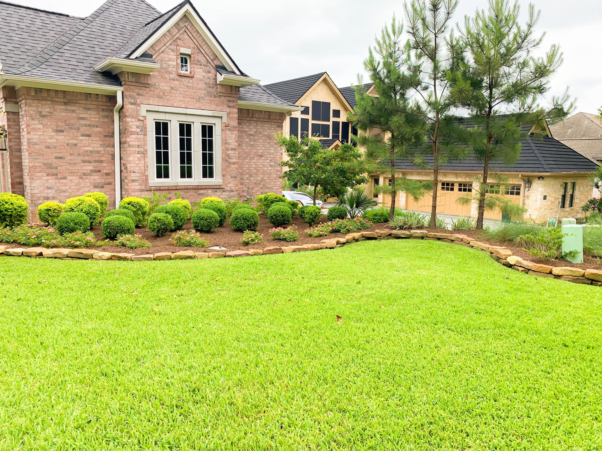 Hardscaping project in Willis