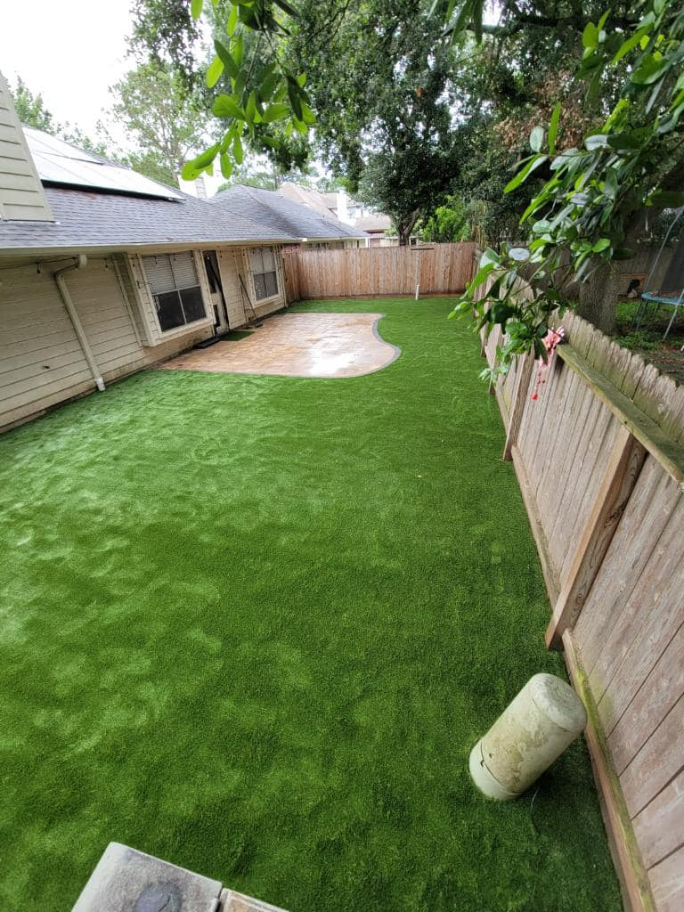 Landscaping project in Willis