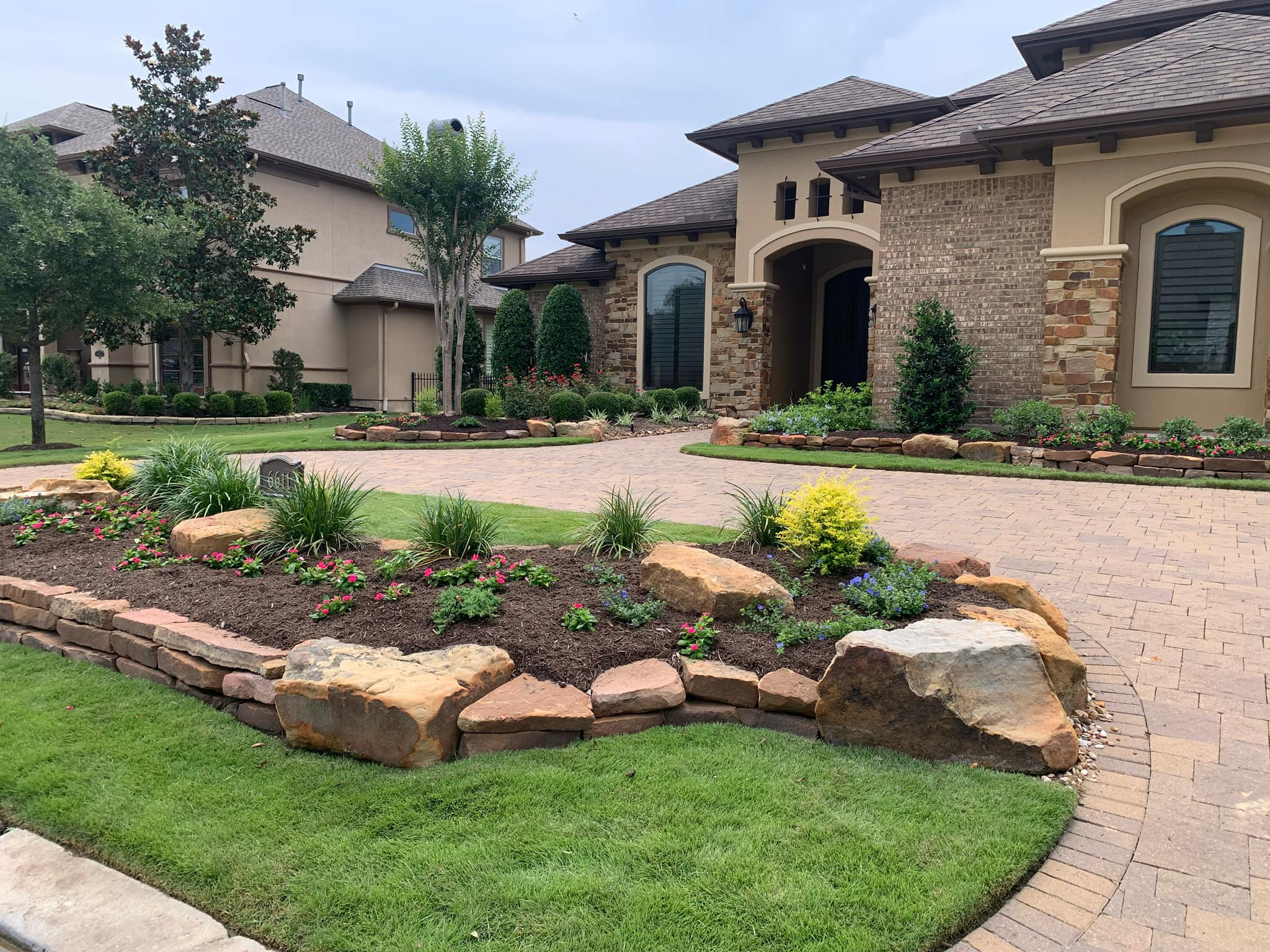 Landscaping project showcase