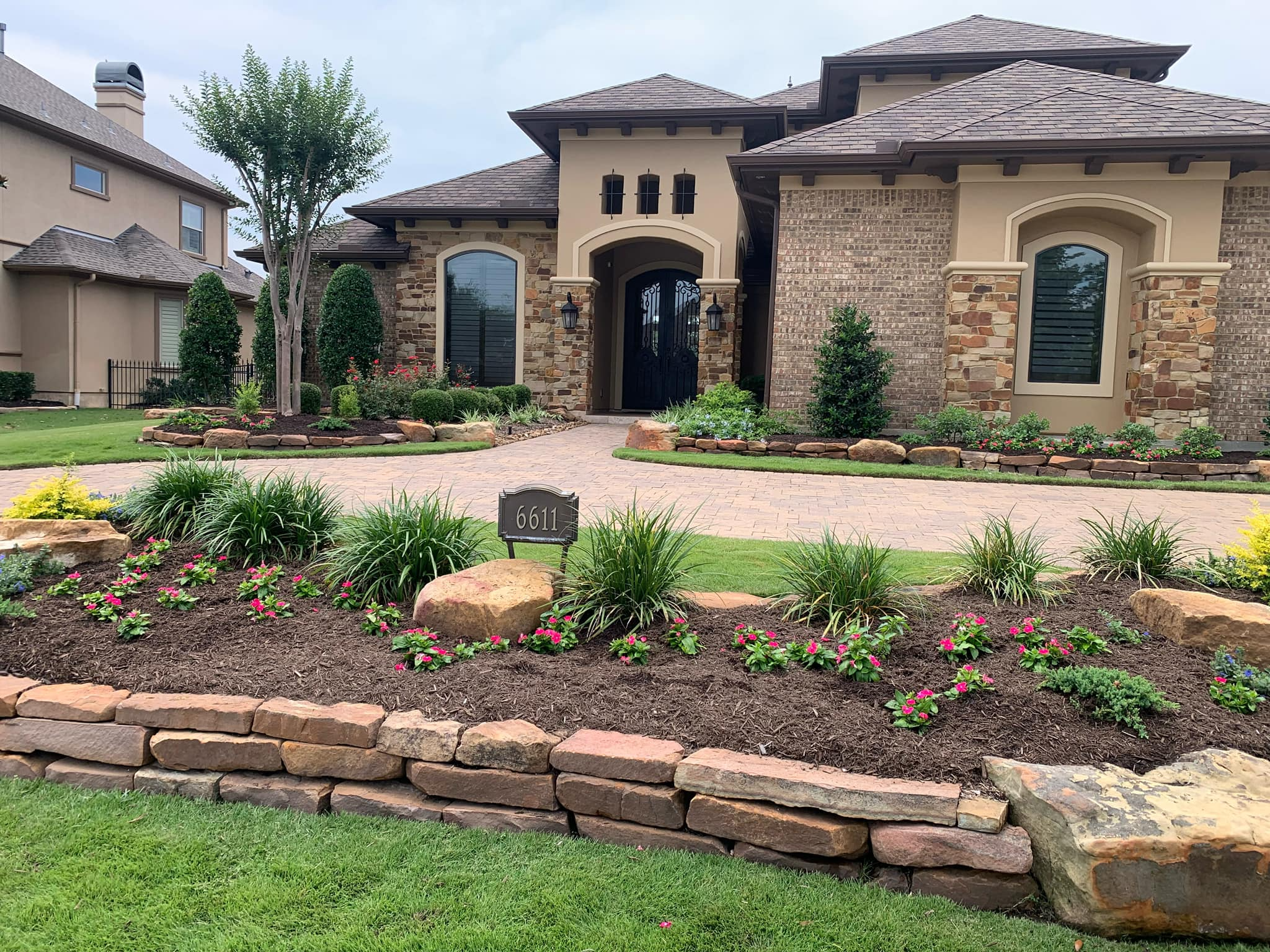 Landscape Lighting project in The Woodlands