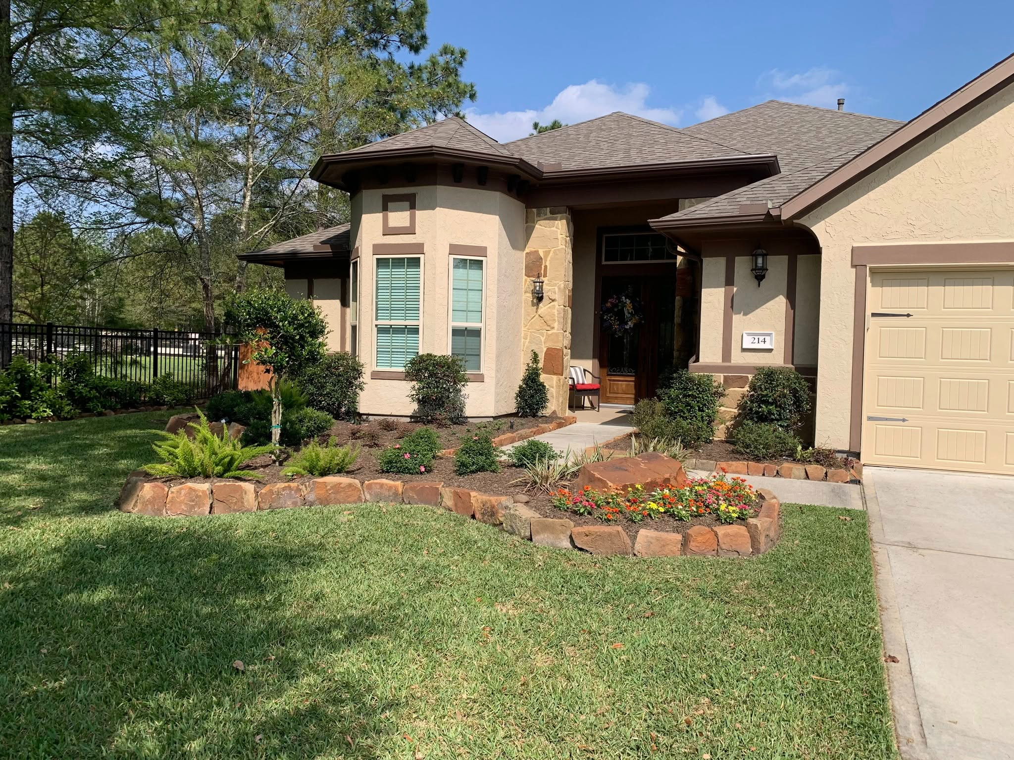 Landscape Lighting project in Willis