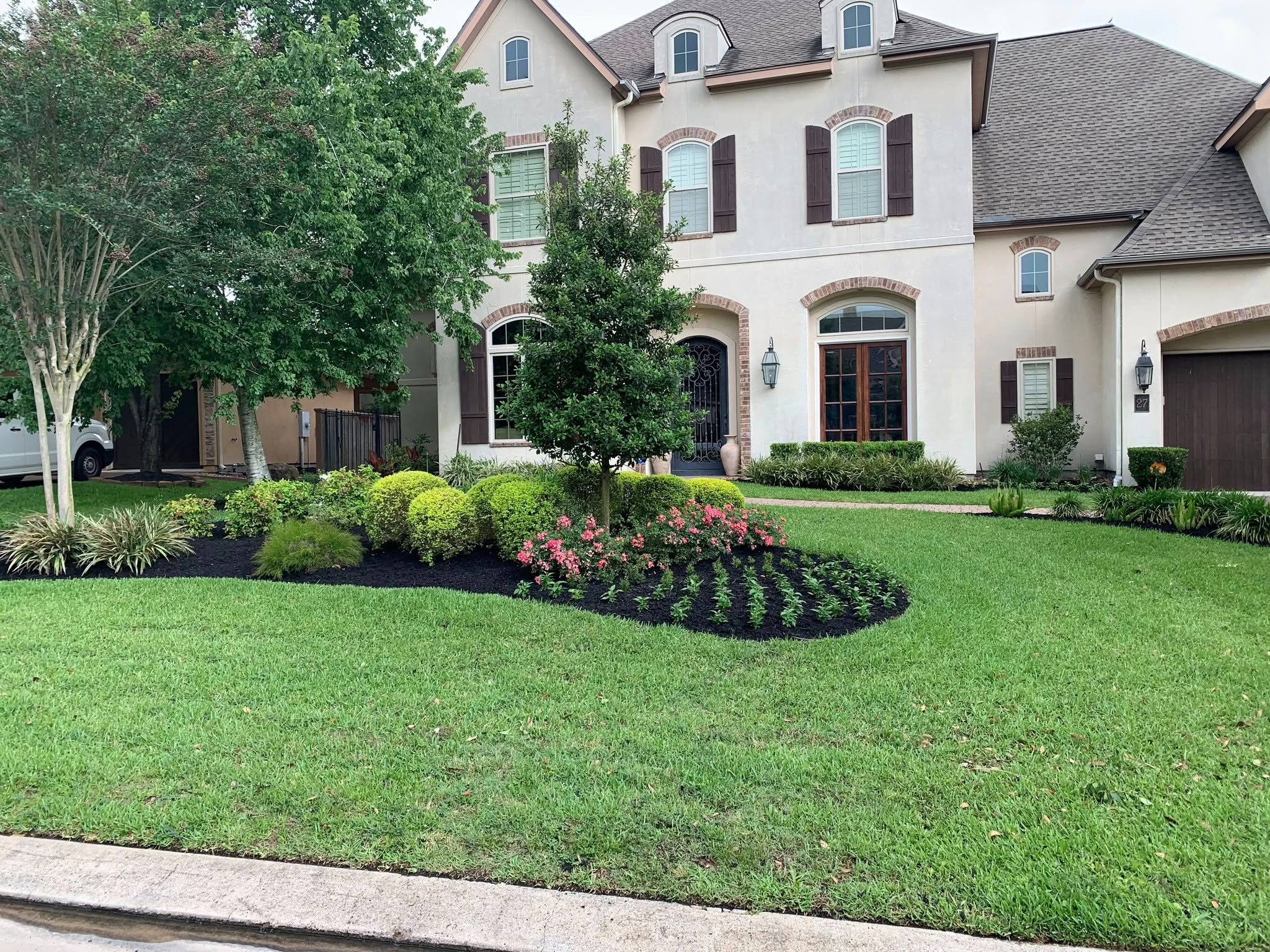 Landscaping project showcase